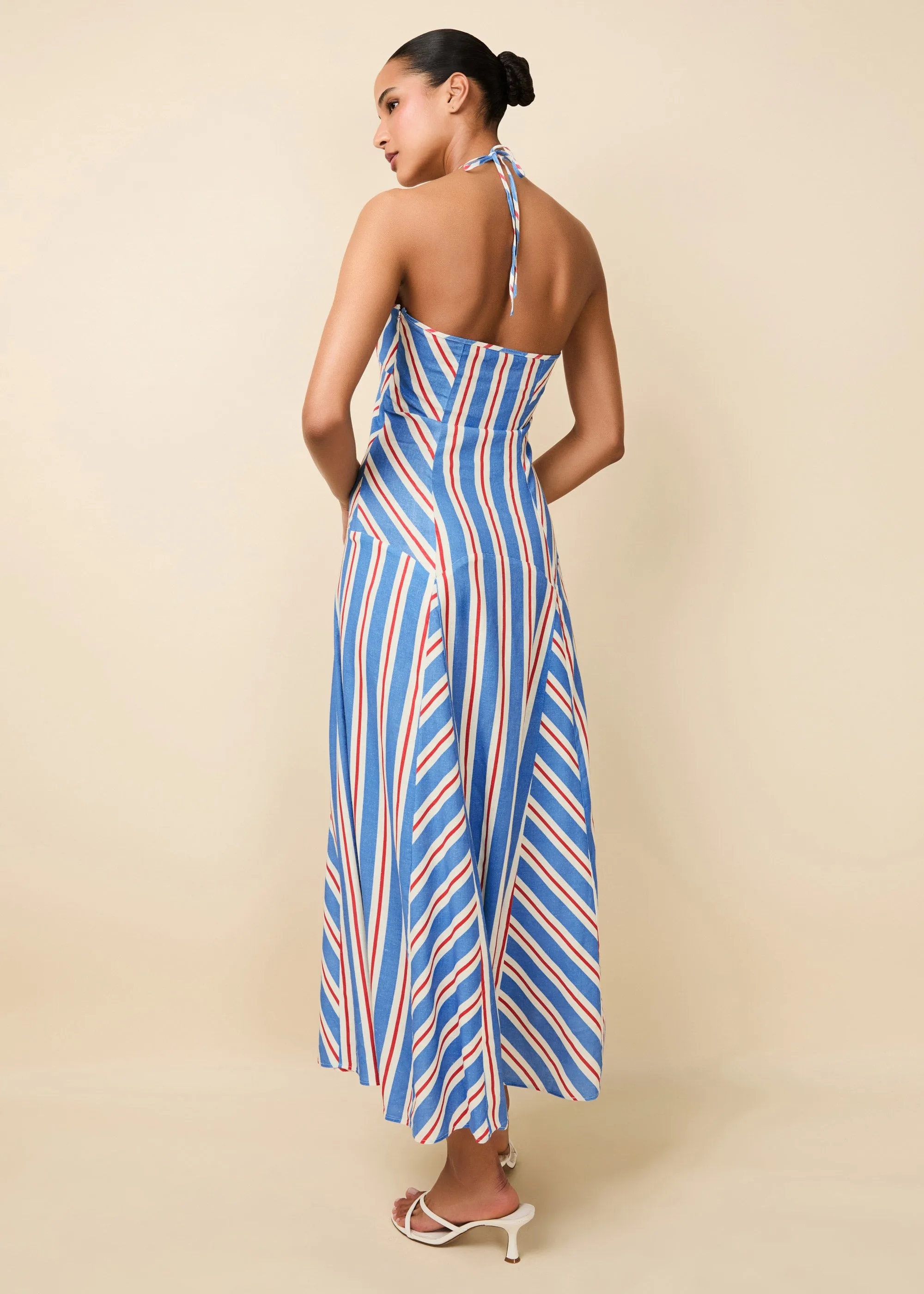 Alessio Dress Americana Stripe sold by SOLID & STRIPED product image thumbnail 2
