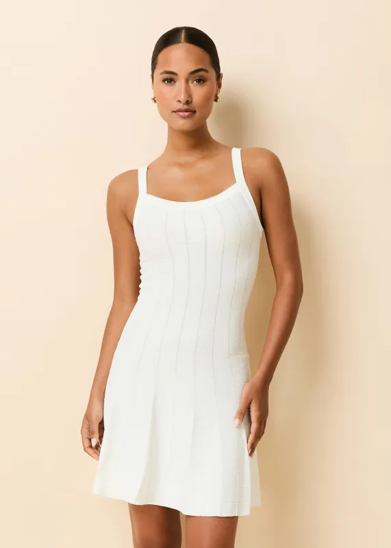 Lennon Dress Optic White sold by SOLID & STRIPED