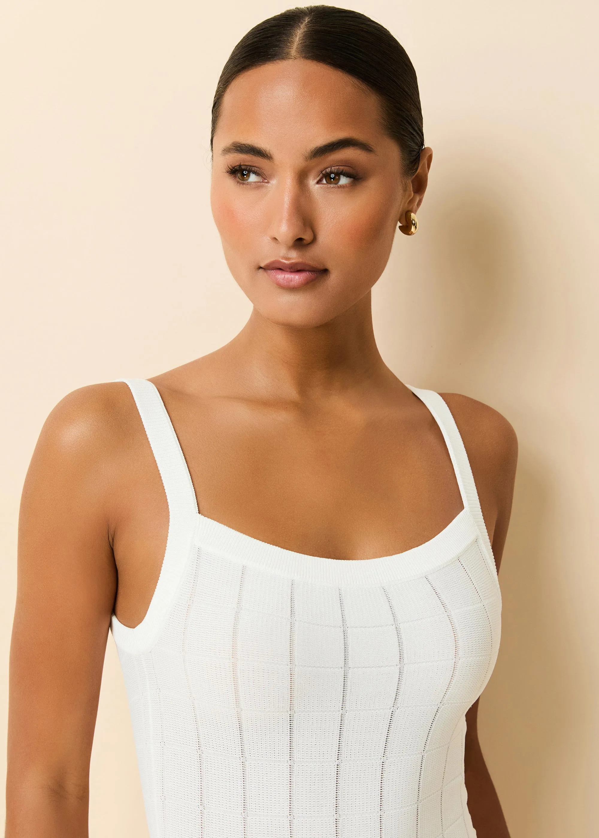 Lennon Dress Optic White sold by SOLID & STRIPED product image thumbnail 2