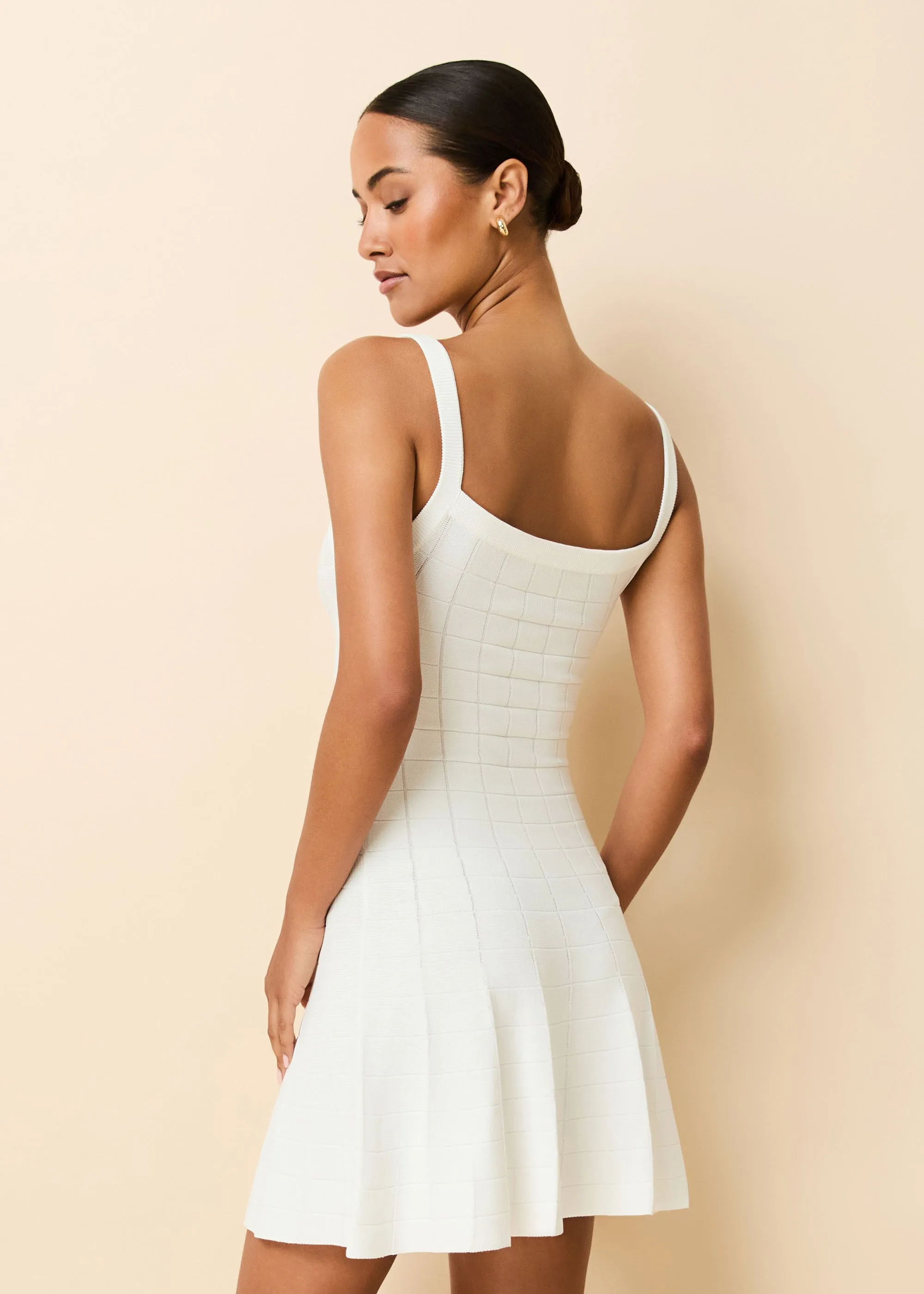 Lennon Dress Optic White sold by SOLID & STRIPED product image thumbnail 4