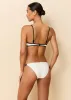 Morgan Bikini Bottom Brule / Noir sold by SOLID & STRIPED