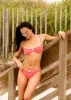 Daphne Bikini Top Red Gingham sold by SOLID & STRIPED