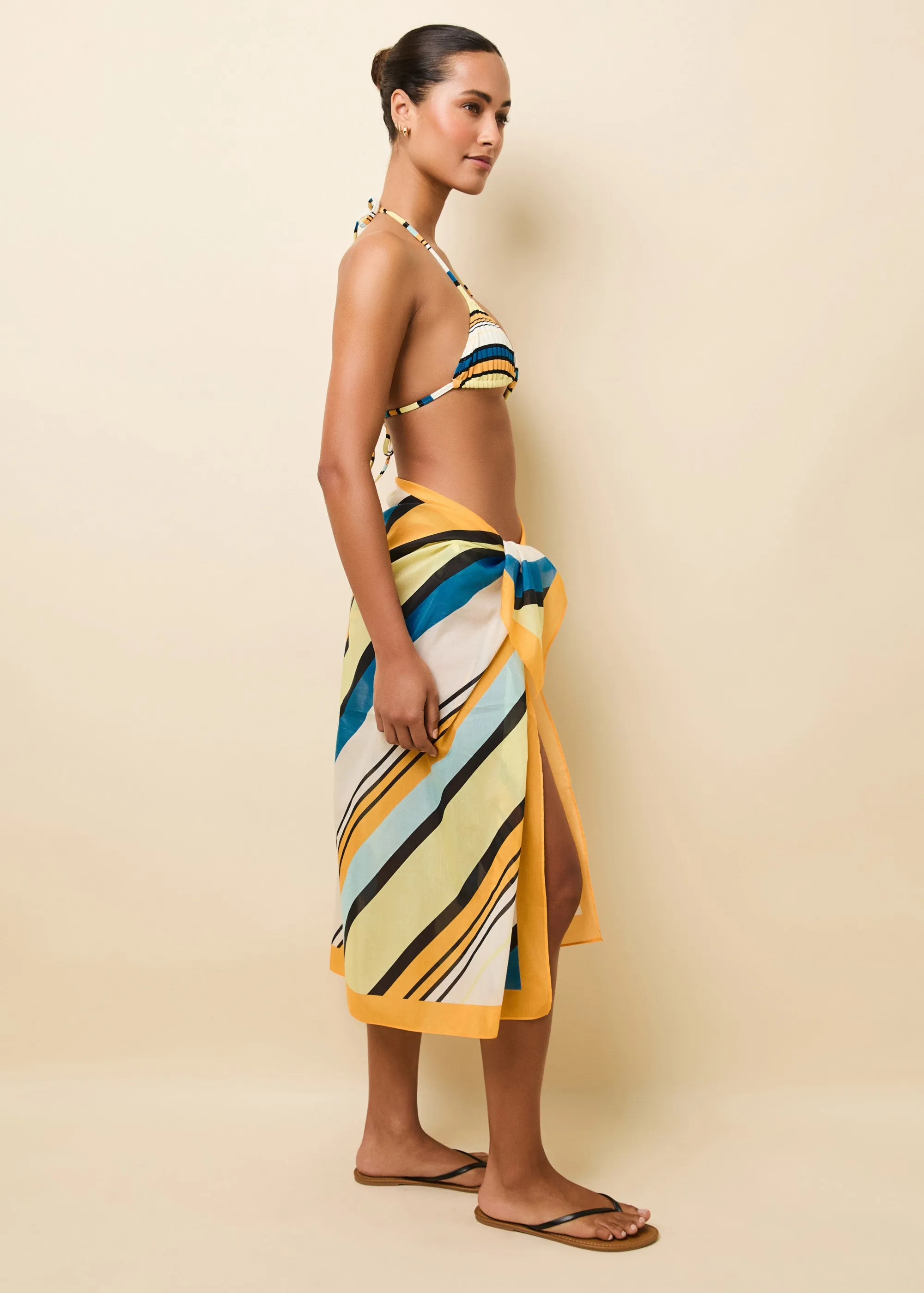 Silk Blend Pareo Riviera Stripe sold by SOLID & STRIPED product image thumbnail 3