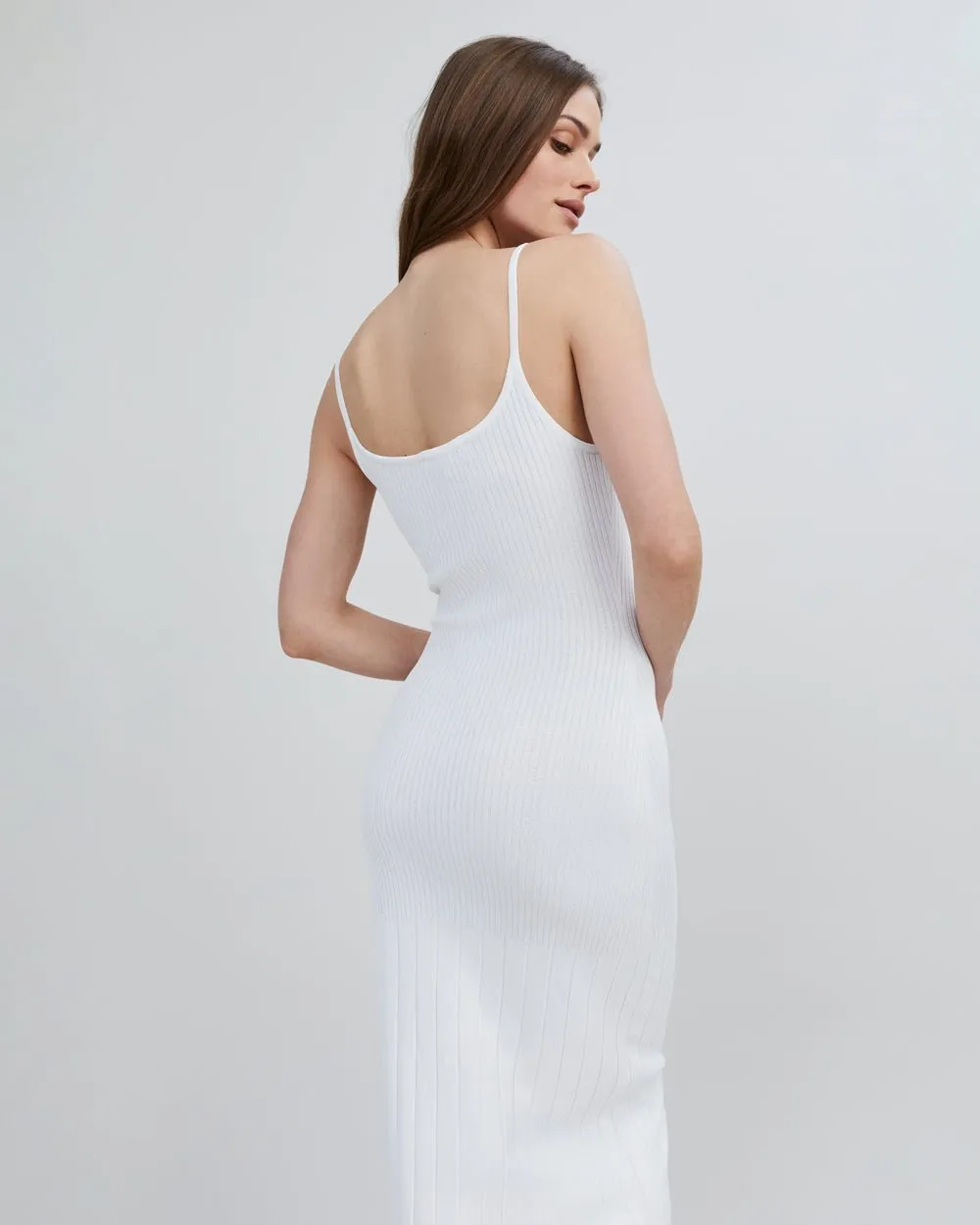 Noel Dress Optic White sold by SOLID & STRIPED product image thumbnail 3