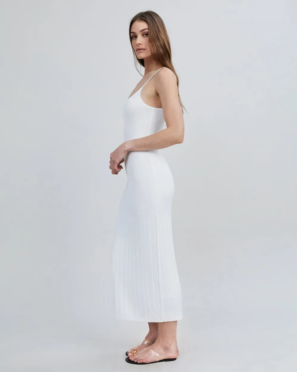 Noel Dress Optic White sold by SOLID & STRIPED product image thumbnail 5