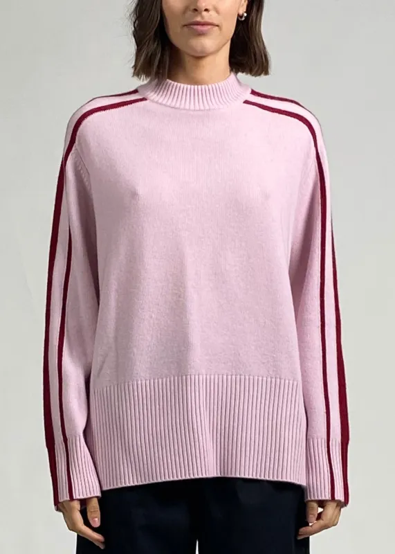Emersyn Cashmere Sweater Carnation Pink sold by SOLID & STRIPED