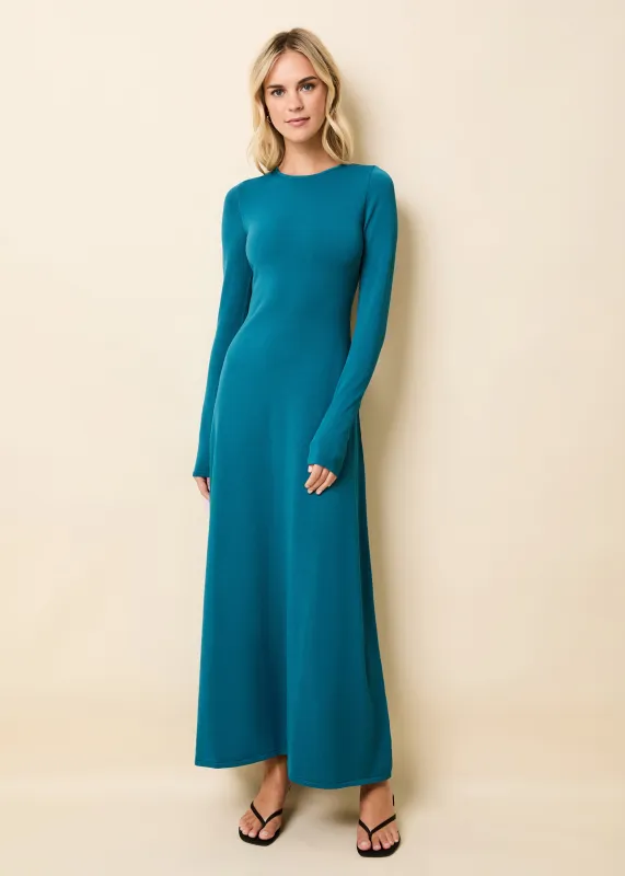 Dora Dress Nocturnal Blue sold by SOLID & STRIPED
