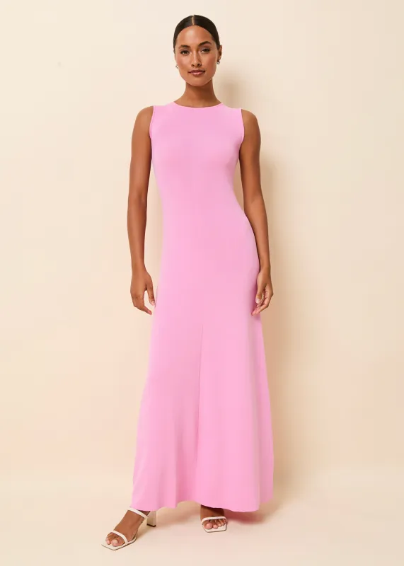 Lucerne Dress Bon Bon sold by SOLID & STRIPED