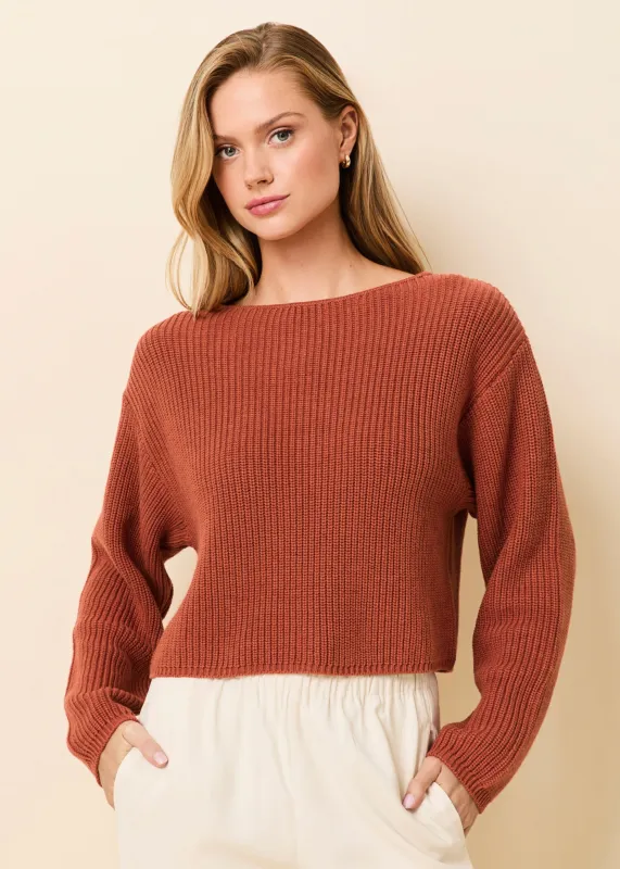 Meg Sweater Spice made by SOLID & STRIPED