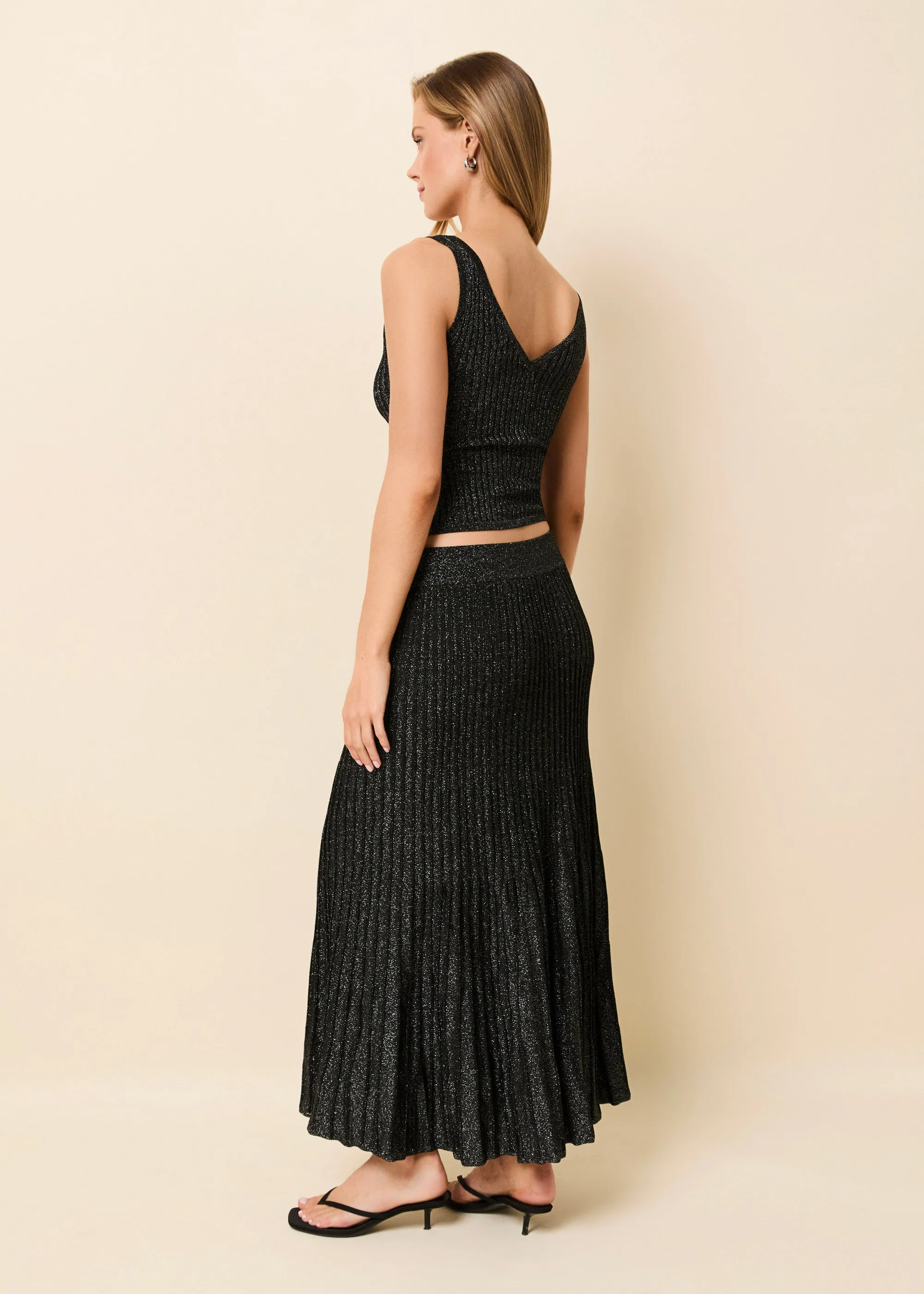 Theresa Skirt Noir sold by SOLID & STRIPED product image thumbnail 2