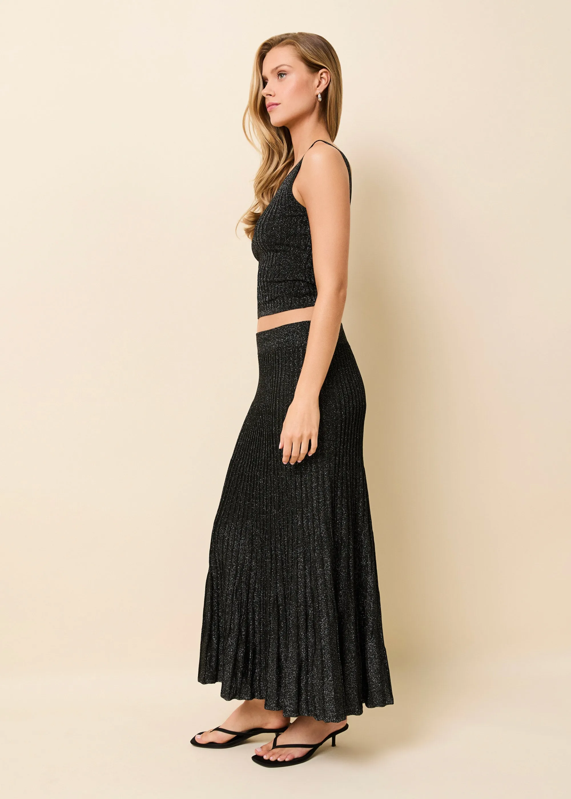 Theresa Skirt Noir sold by SOLID & STRIPED product image thumbnail 3