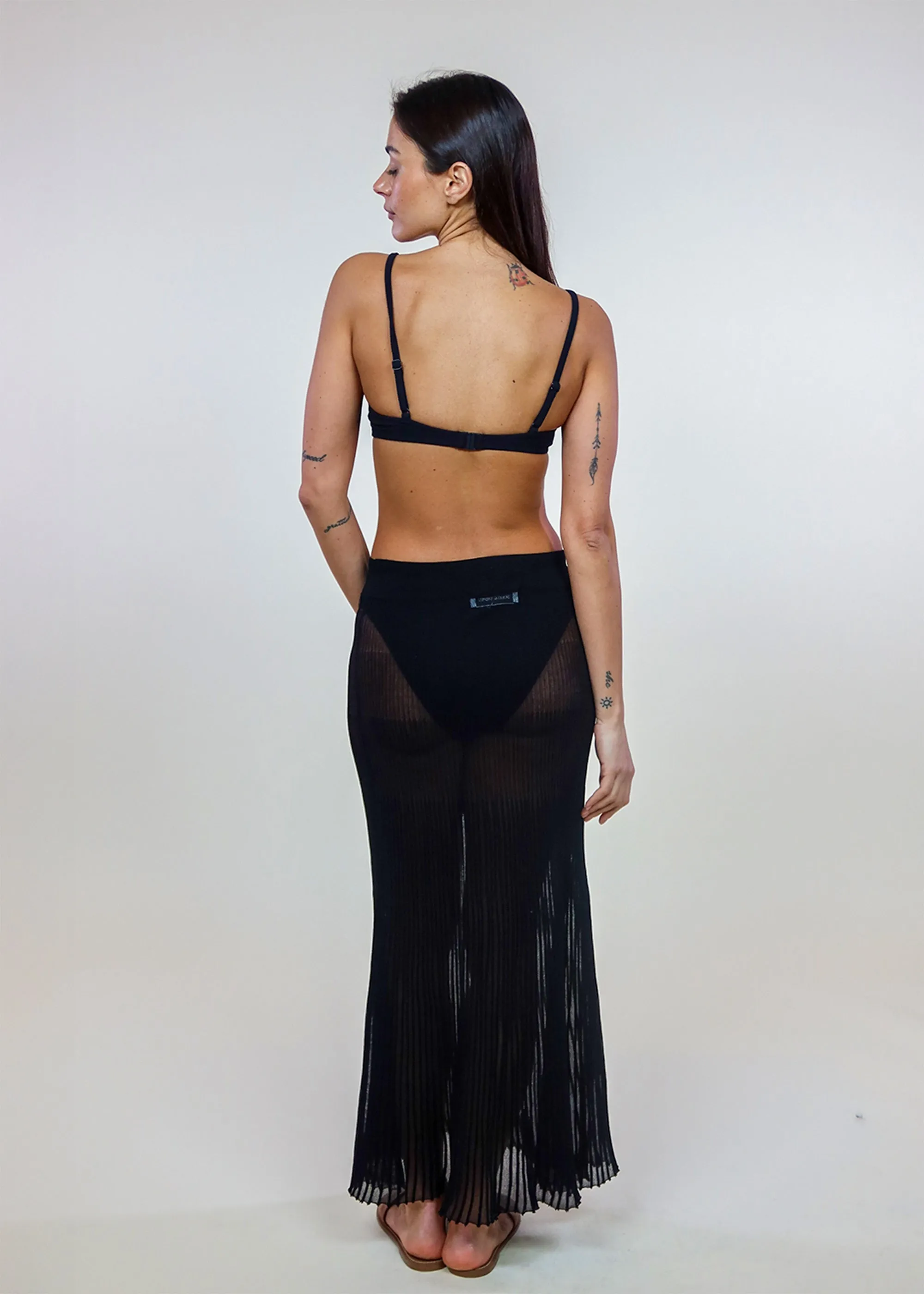 Theresa Skirt Noir sold by SOLID & STRIPED product image thumbnail 2