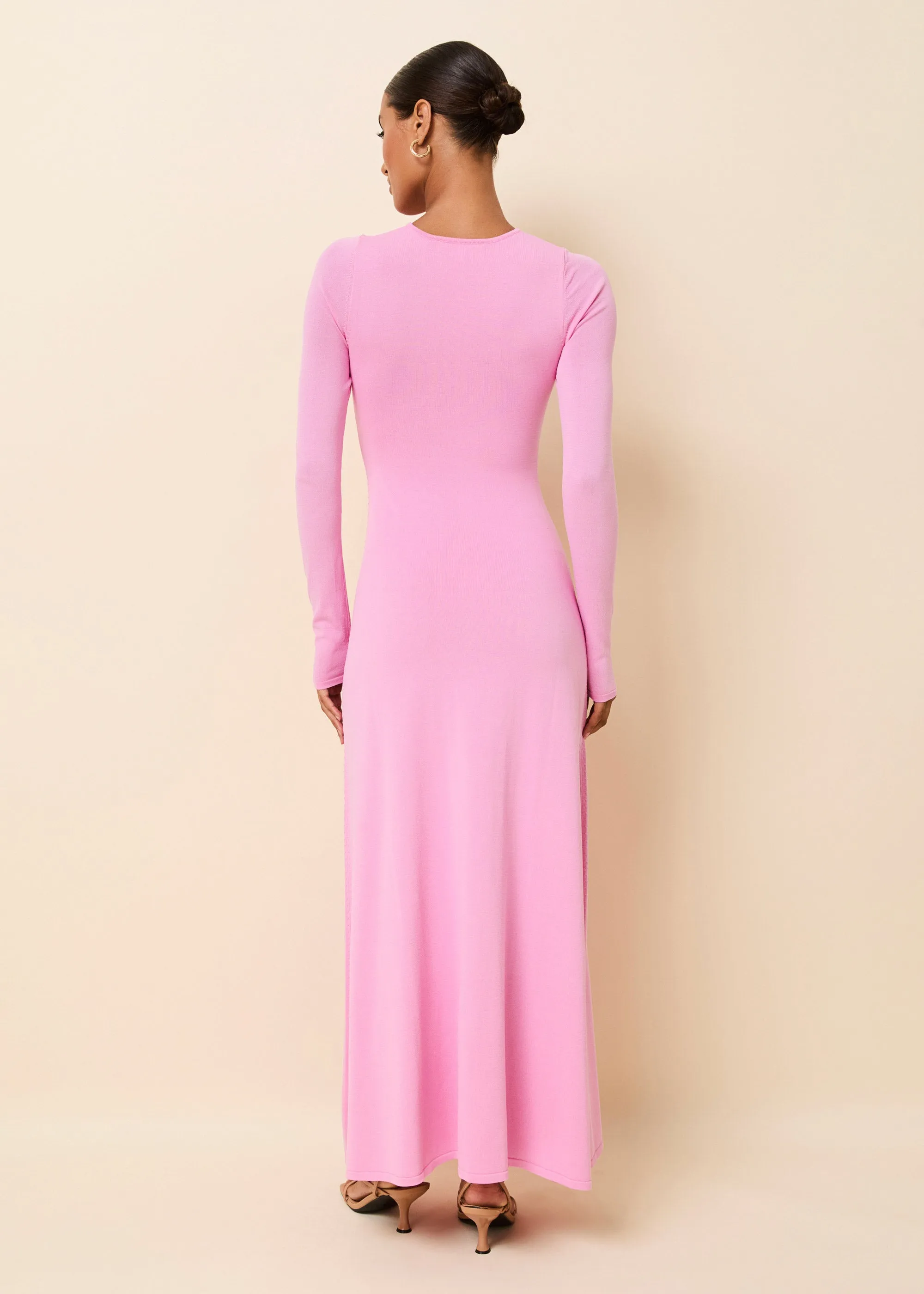 Dora Knit Dress Bon Bon sold by SOLID & STRIPED product image thumbnail 2