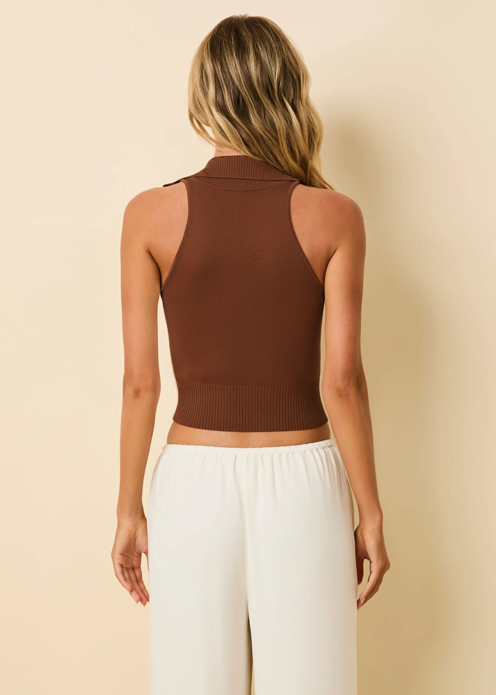 Shelby Knit Top Coconut sold by SOLID & STRIPED product image thumbnail 3