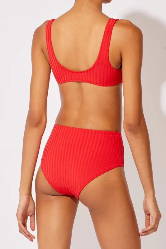 The Beverly Ribbed Bikini Bottom sold by SOLID & STRIPED