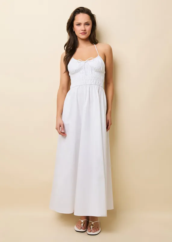 Lolita Dress Optic White sold by SOLID & STRIPED