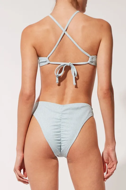Sienna Bikini Bottom Powder Blue sold by SOLID & STRIPED