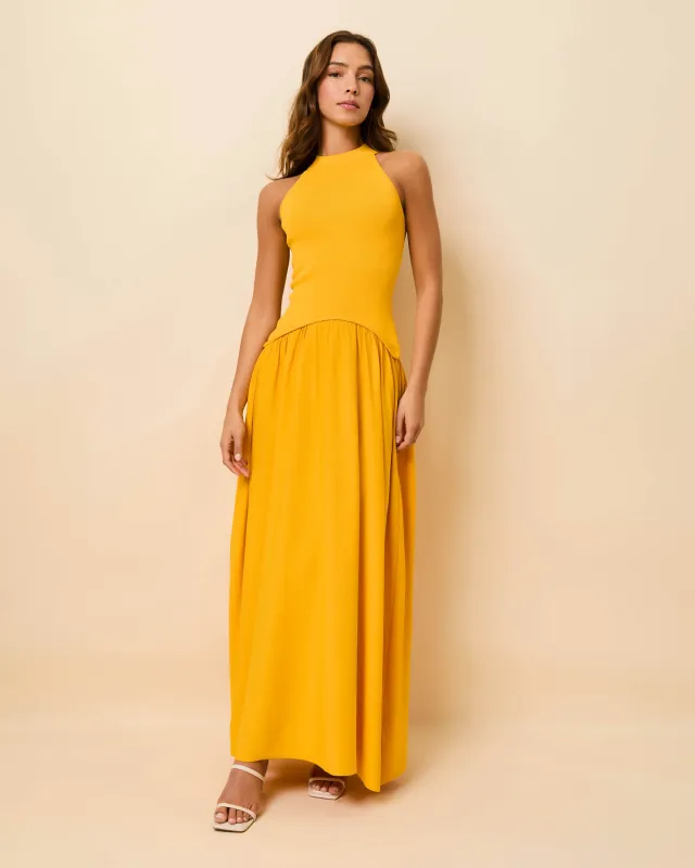 Isola Dress Pineapple made by SOLID & STRIPED