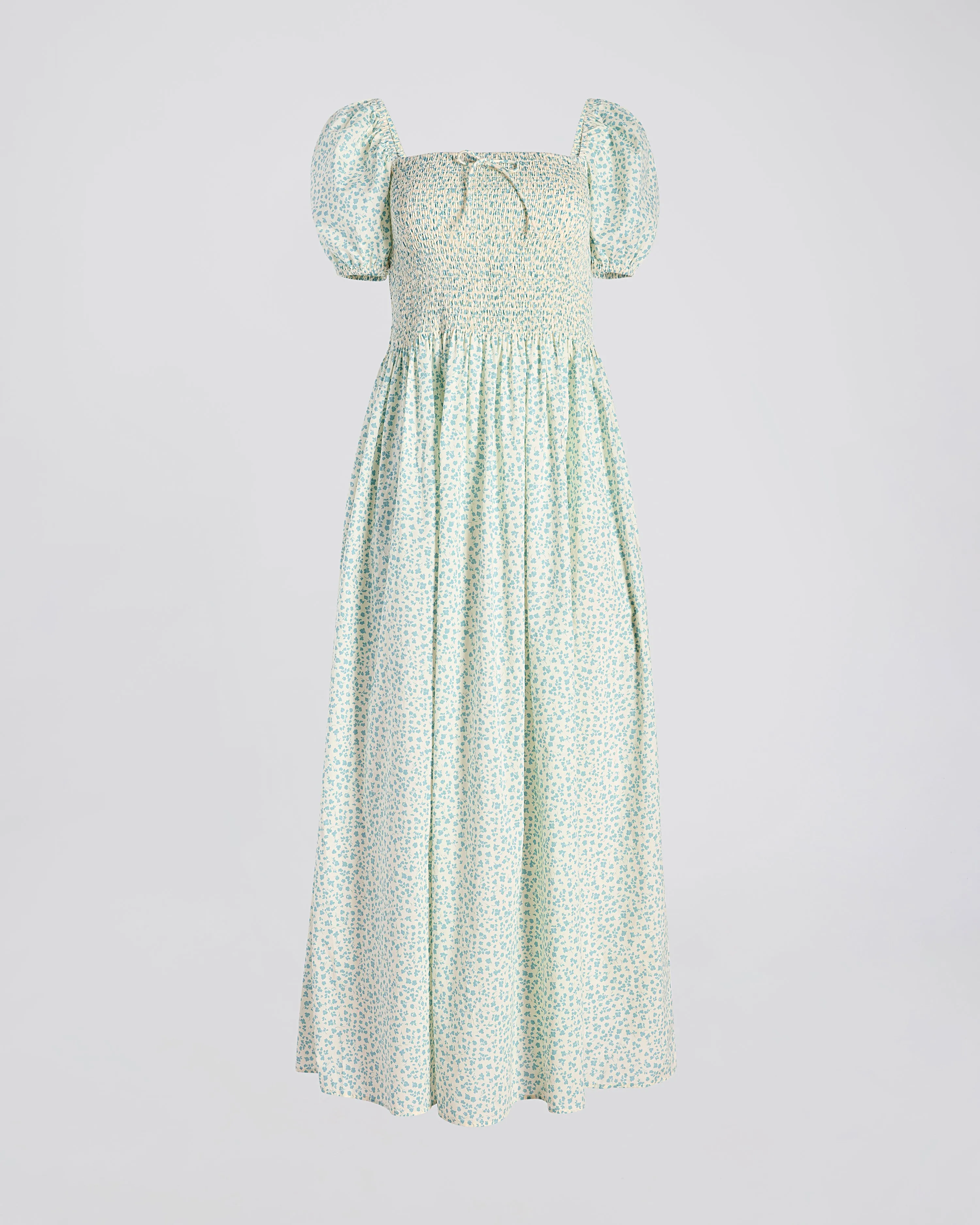 Corrina Dress Ditsy Floral Hazy Blue sold by SOLID & STRIPED product image thumbnail 2