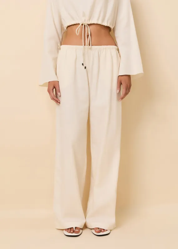 Estanza Tie Pant Brule sold by SOLID & STRIPED