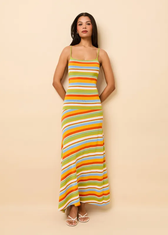 Lottie Maxi Dress St. Barths Stripe made by SOLID & STRIPED