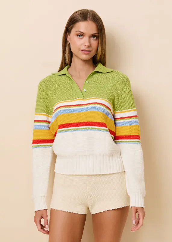 Cleo Pullover St. Barths Stripe made by SOLID & STRIPED