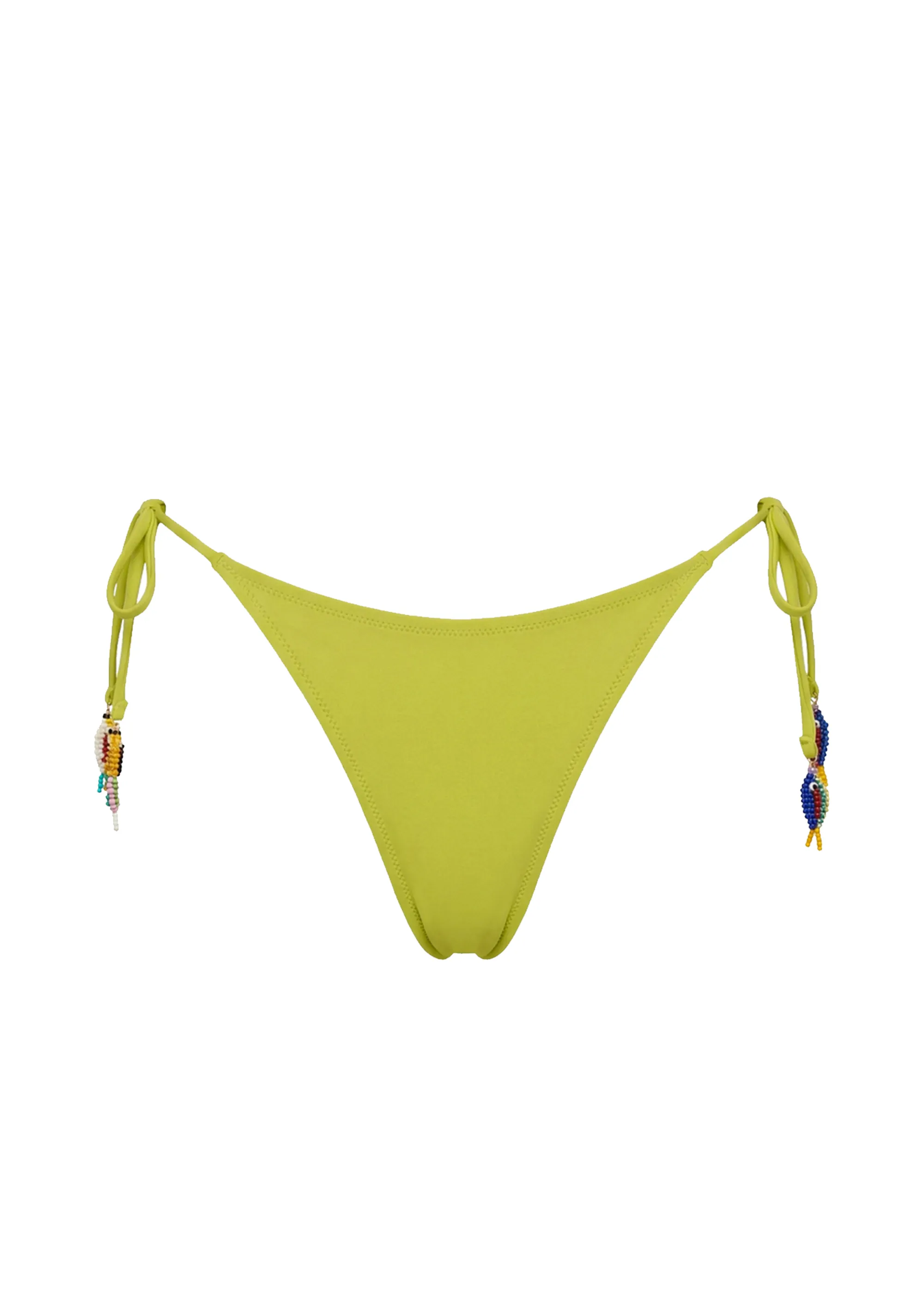 Iris Bikini Bottom Fish Charms Guava sold by SOLID & STRIPED product image thumbnail 5