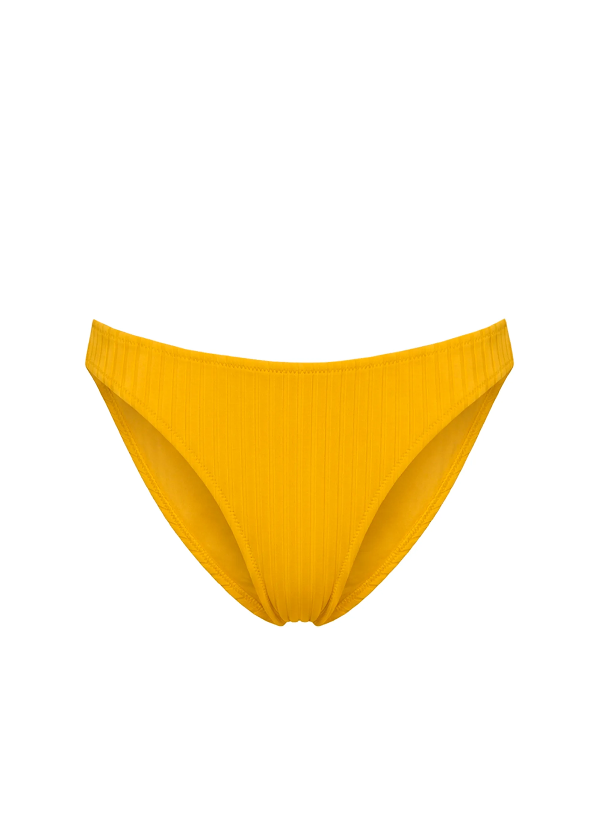 Tati Bikini Bottom Luxe Rib Pineapple sold by SOLID & STRIPED product image thumbnail 5
