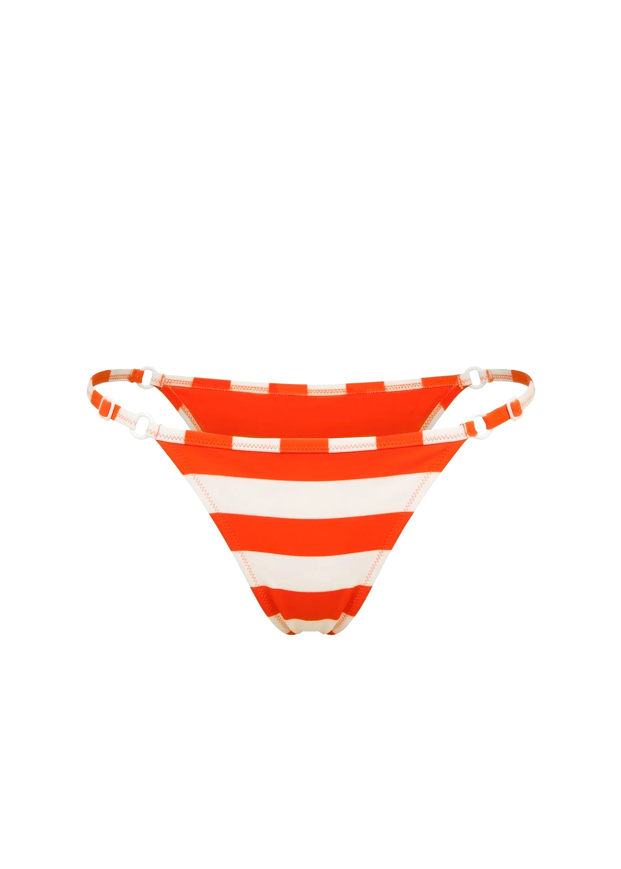 Lulu Bikini Bottom Habanero / Brule Stripe sold by SOLID & STRIPED product image thumbnail 5