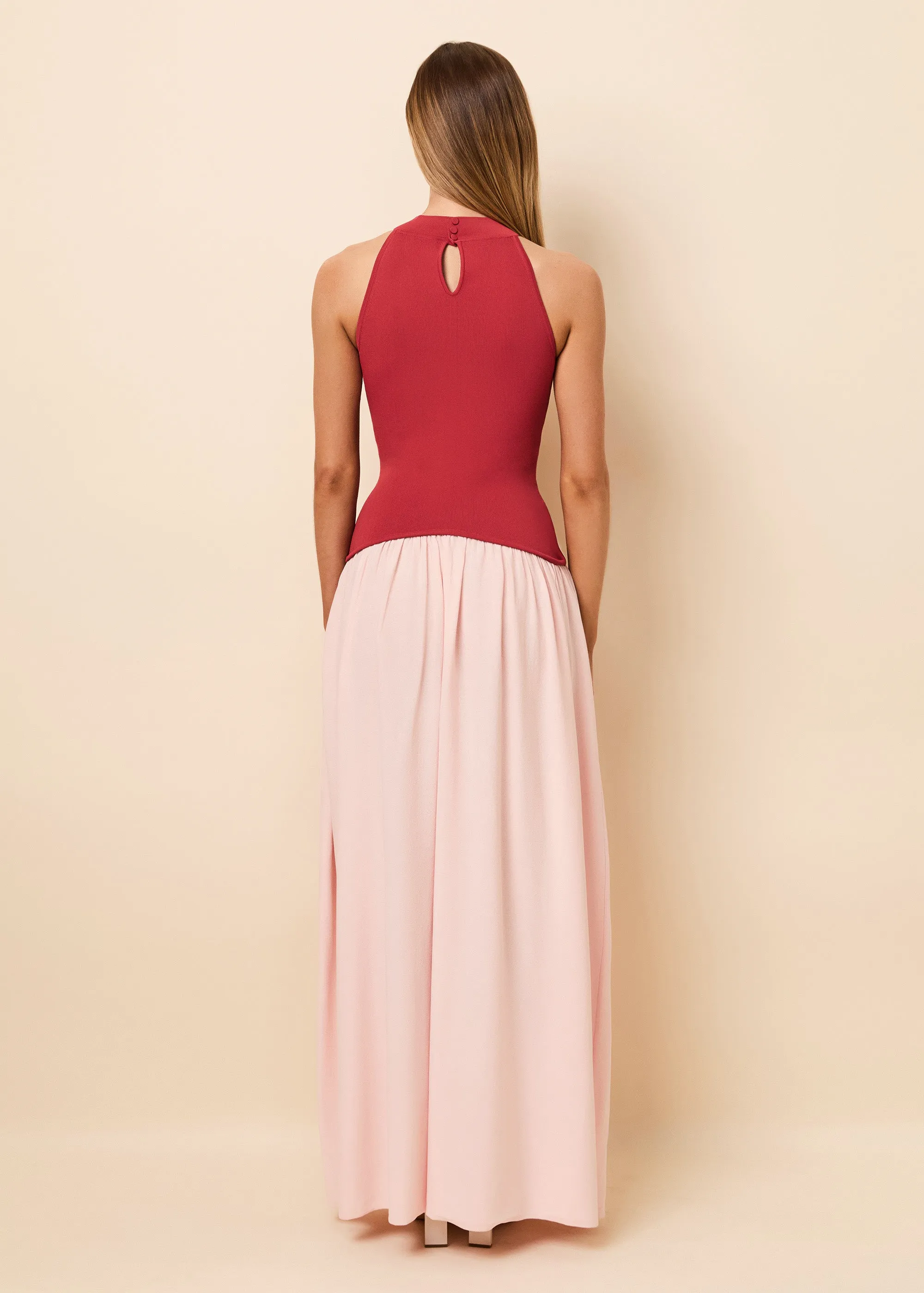 Isola Dress Rooftop Red / Sandbar sold by SOLID & STRIPED product image thumbnail 4