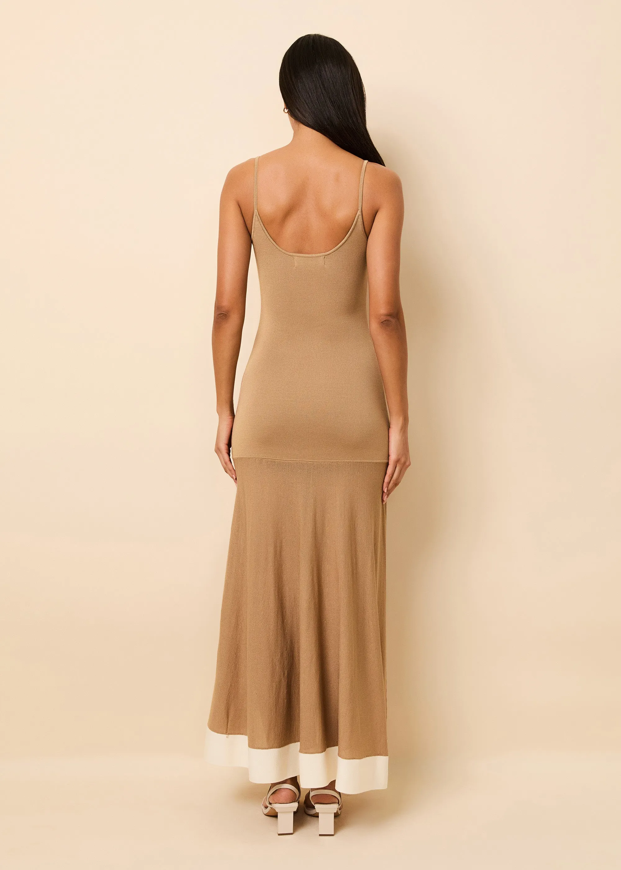 Tess Dress Camel / Brule sold by SOLID & STRIPED product image thumbnail 2