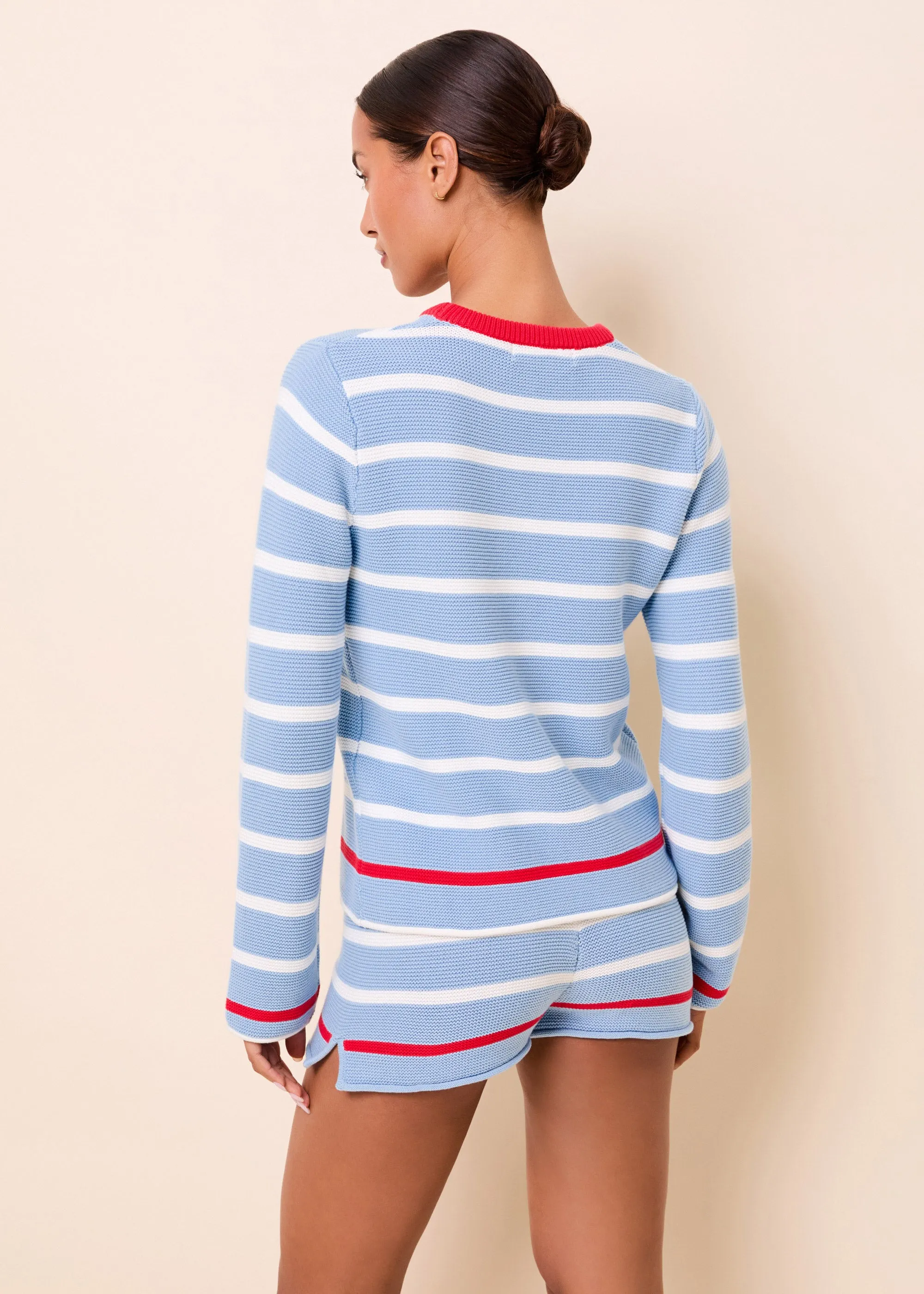 Hudson Sweater Americana Breton Stripe sold by SOLID & STRIPED product image thumbnail 3