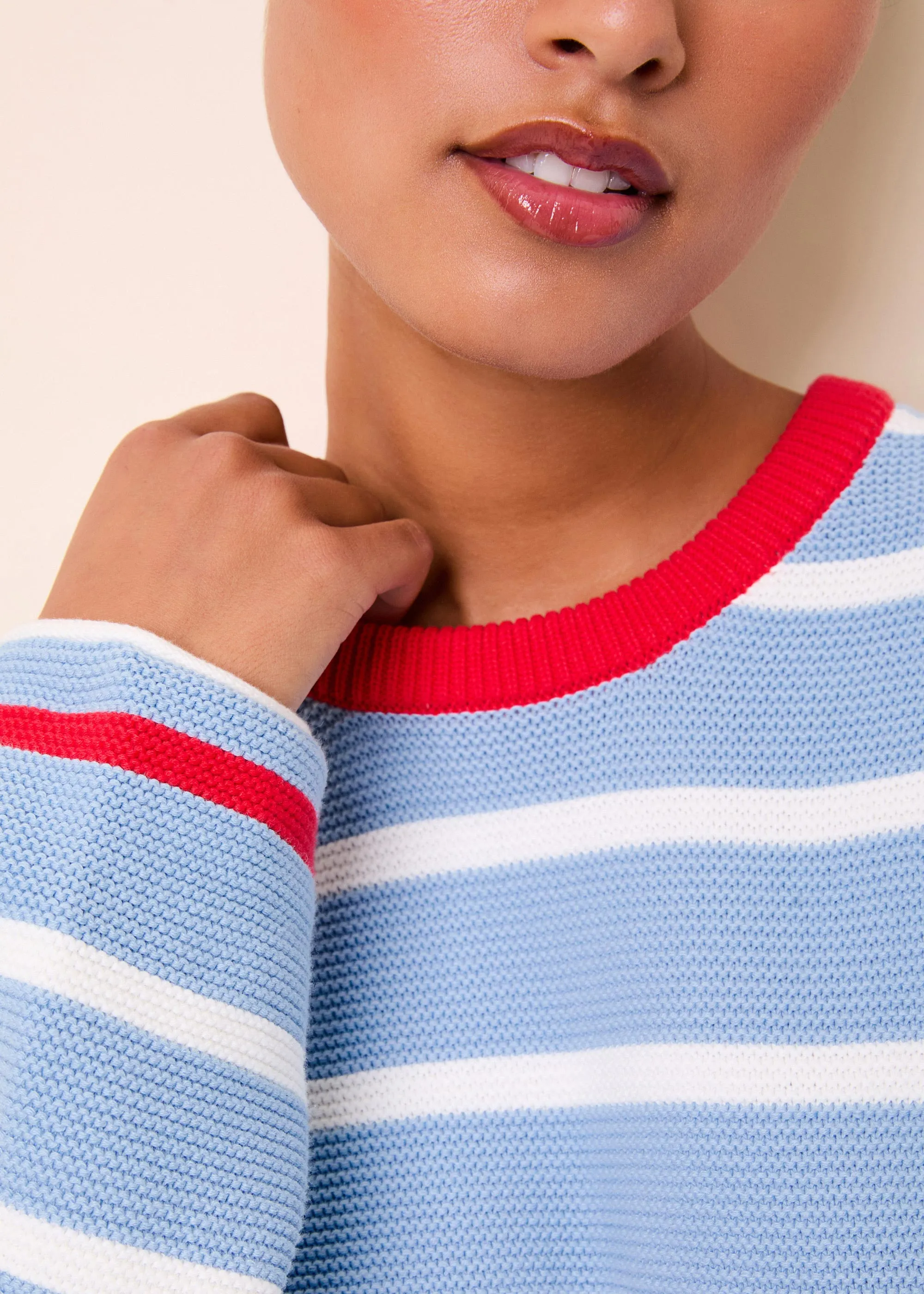 Hudson Sweater Americana Breton Stripe sold by SOLID & STRIPED product image thumbnail 5