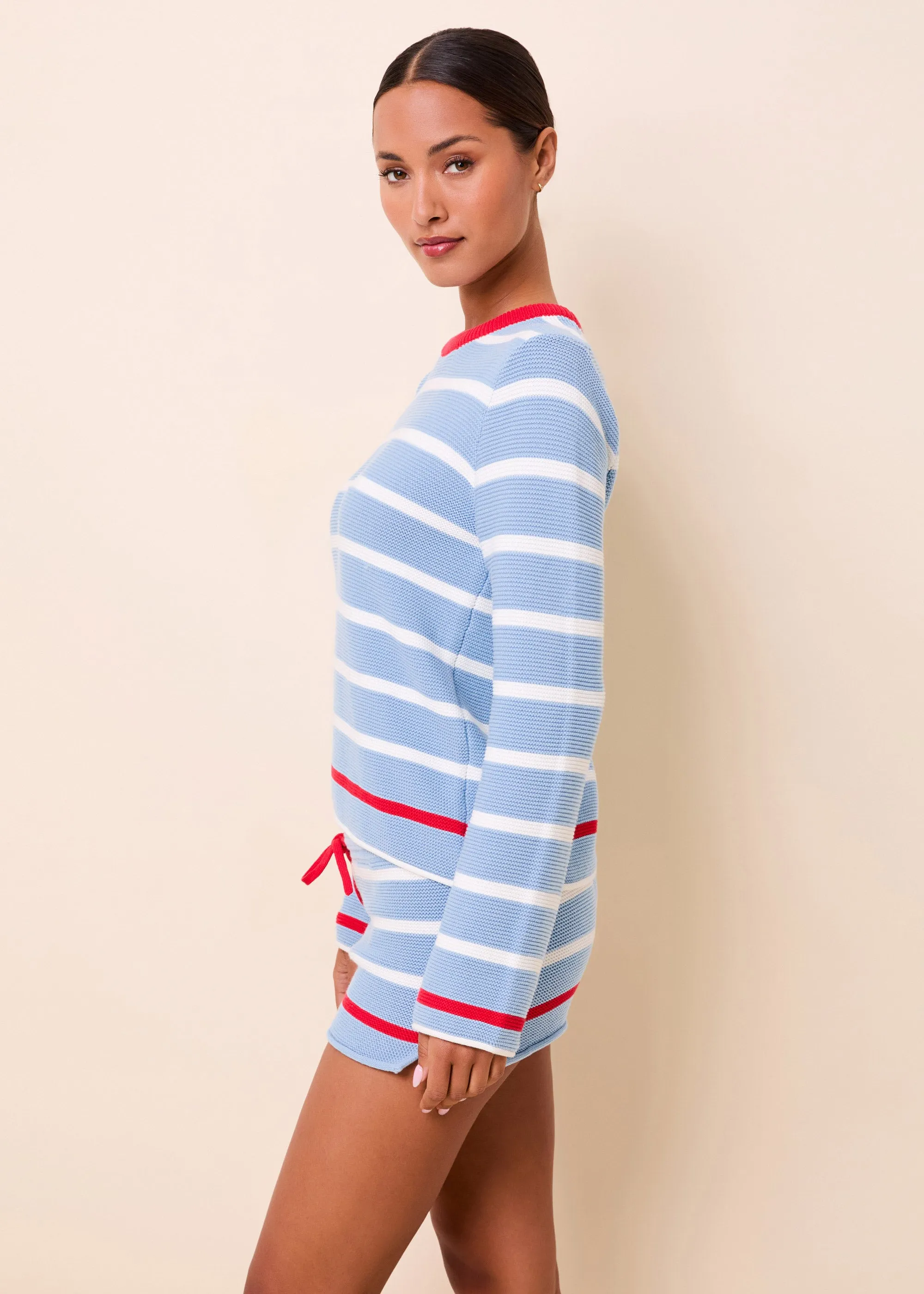Hudson Sweater Americana Breton Stripe sold by SOLID & STRIPED product image thumbnail 4
