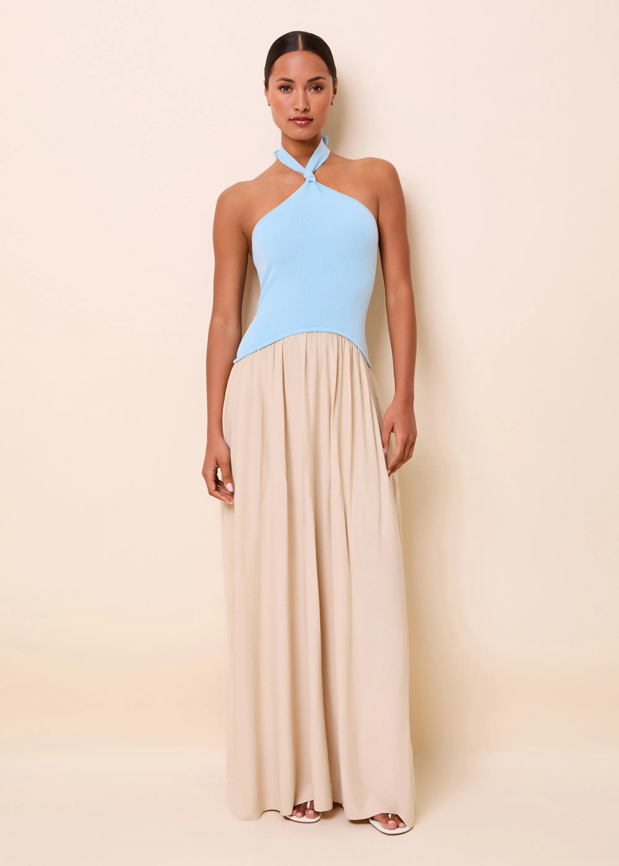 Jordan Dress Seabreeze / Dune sold by SOLID & STRIPED product image thumbnail 2