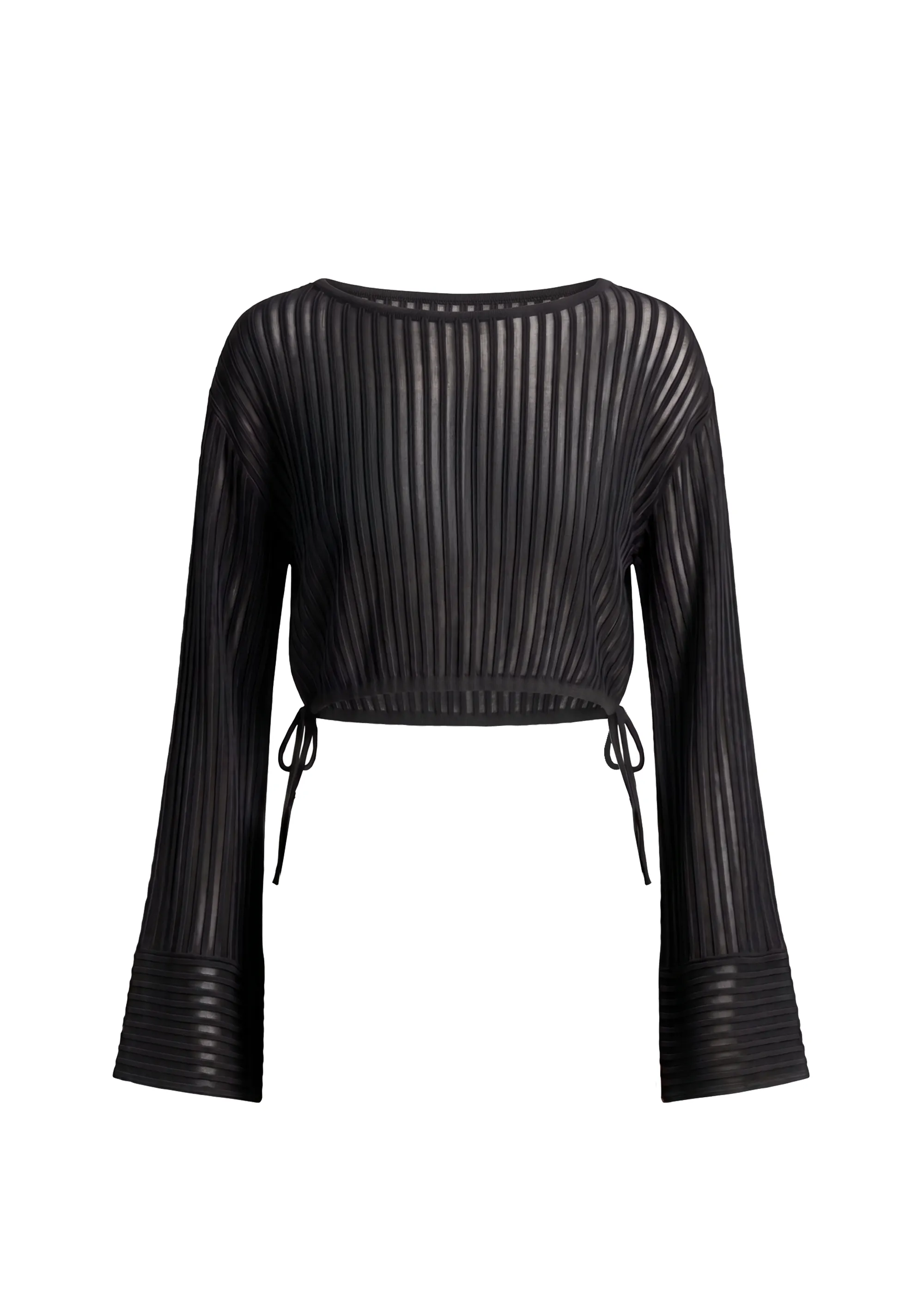 Athena Top Ottoman Stripe Noir sold by SOLID & STRIPED product image thumbnail 5