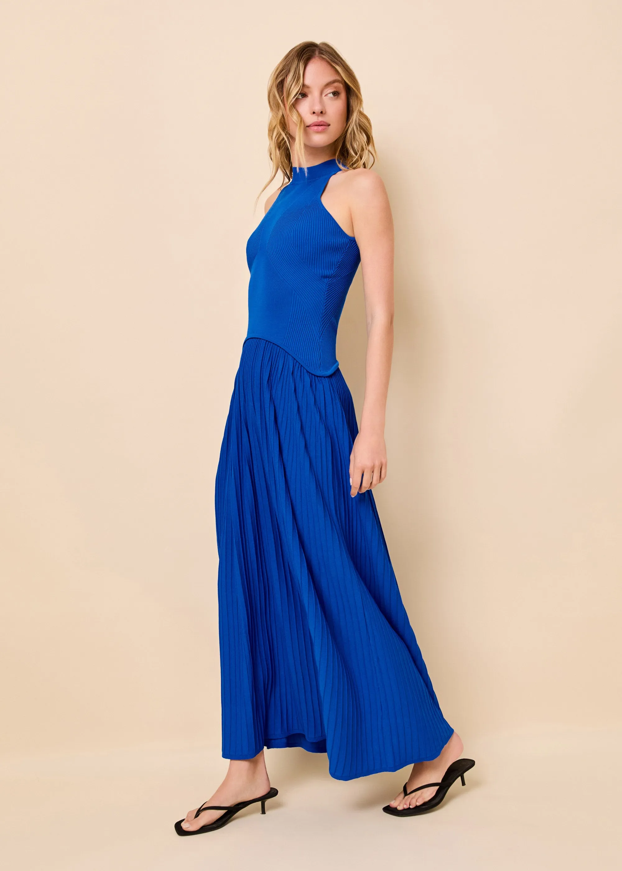 Isola Dress Ribbed Olympian Blue sold by SOLID & STRIPED product image thumbnail 4