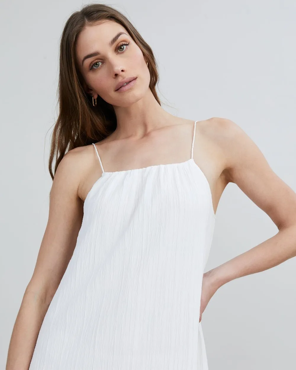 Sarai Dress Optic White sold by SOLID & STRIPED product image thumbnail 3