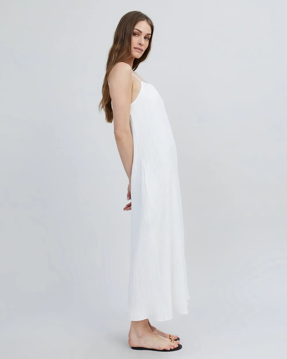 Sarai Dress Optic White sold by SOLID & STRIPED product image thumbnail 5