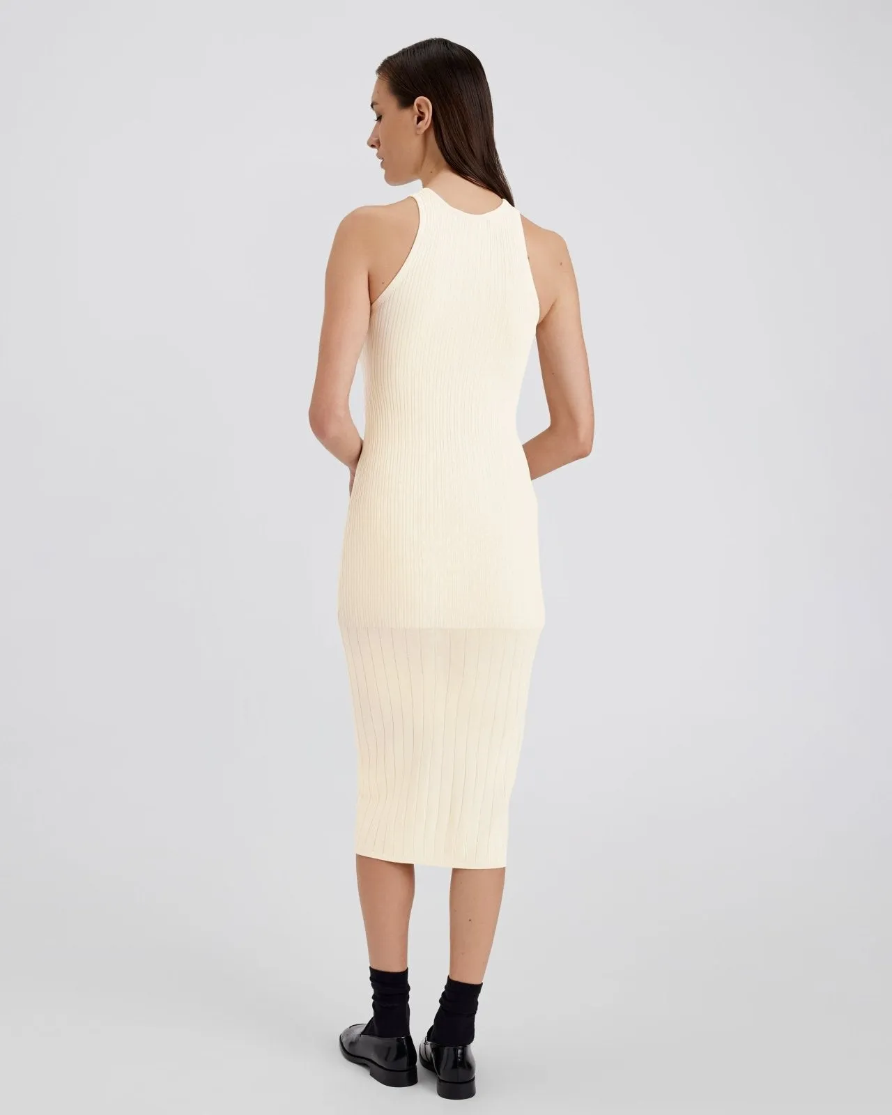Varena Dress Ecru sold by SOLID & STRIPED product image thumbnail 3