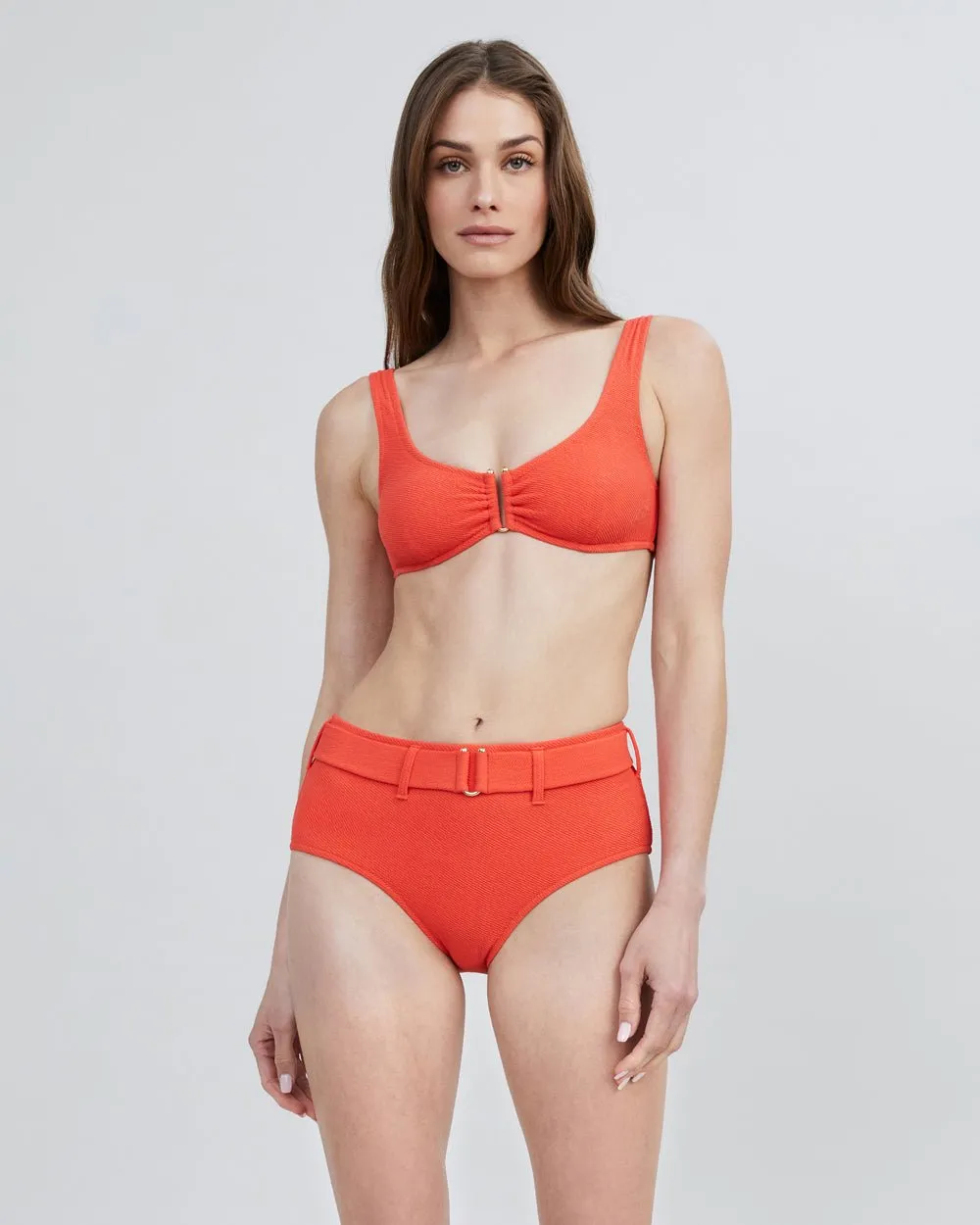 Annie Bikini Top Lava sold by SOLID & STRIPED