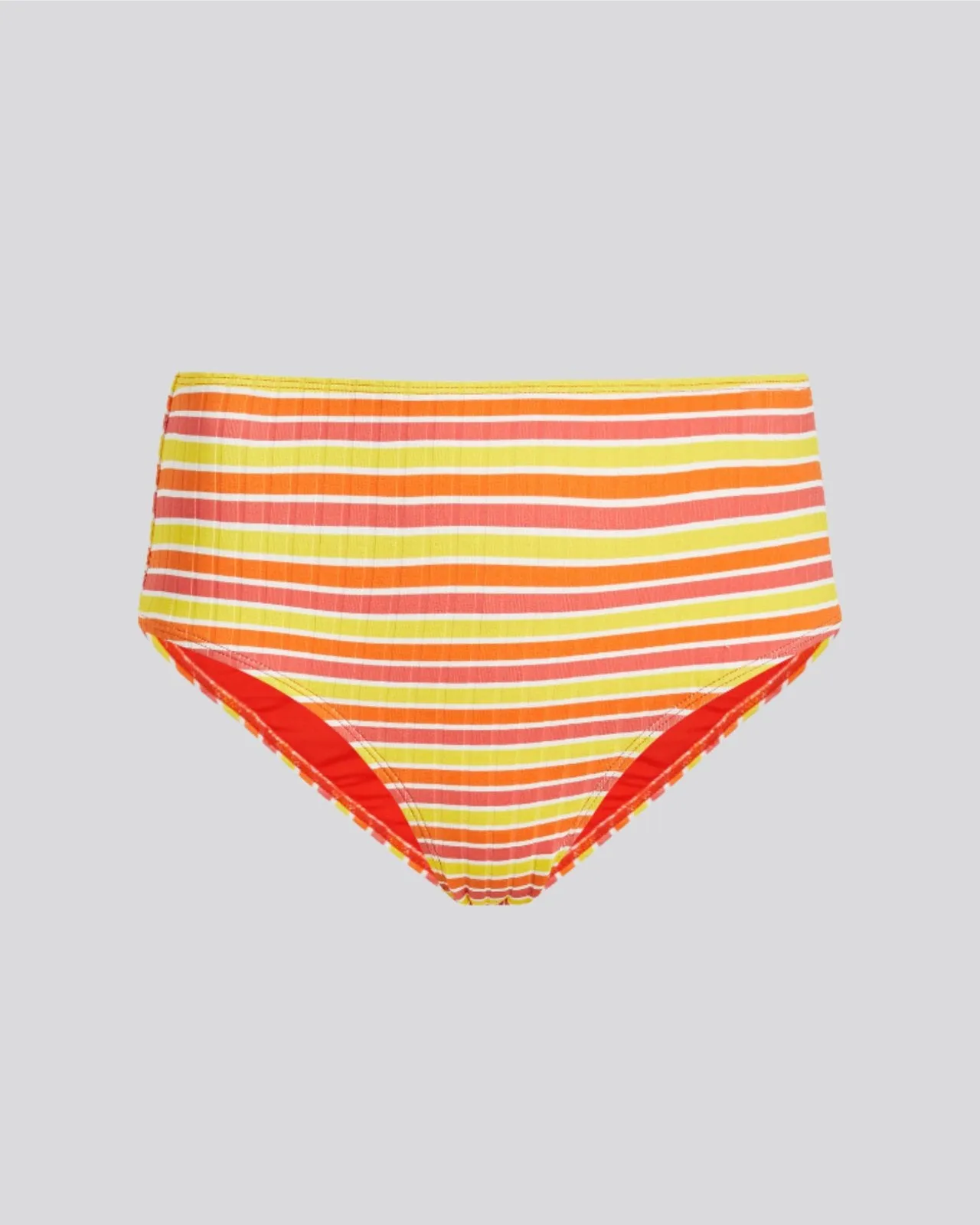 Lilo Ribbed Bikini Bottom Sorbet Stripe sold by SOLID & STRIPED product image thumbnail 2