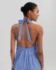 Kai Dress French Navy Stripe sold by SOLID & STRIPED