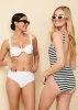 Lilo Ribbed Bikini Top Optic White sold by SOLID & STRIPED