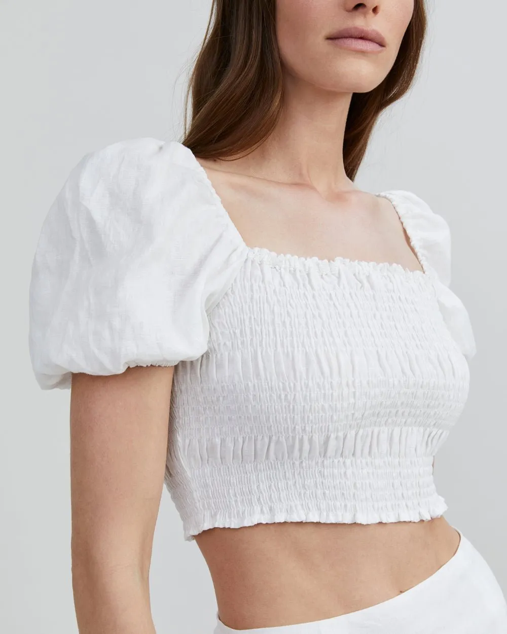 Corrina Top Optic White sold by SOLID & STRIPED product image thumbnail 3