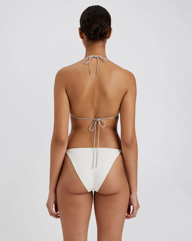 Morgan Rhinestone Bikini Bottom Brule sold by SOLID & STRIPED