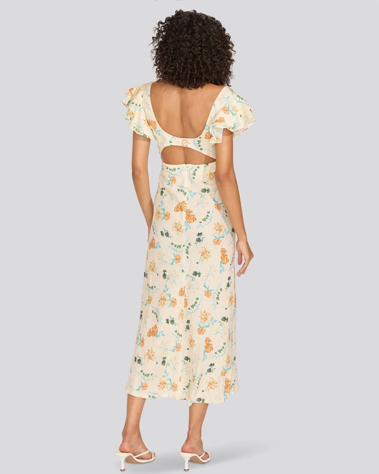 Renata Dress Brule Multi Floral sold by SOLID & STRIPED product image thumbnail 5