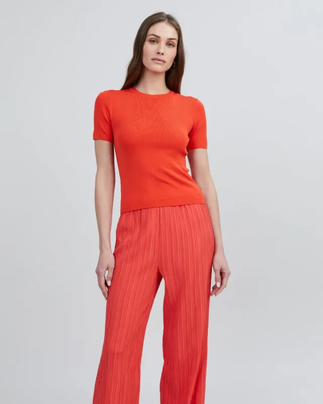 Riada T-Shirt Lava sold by SOLID & STRIPED