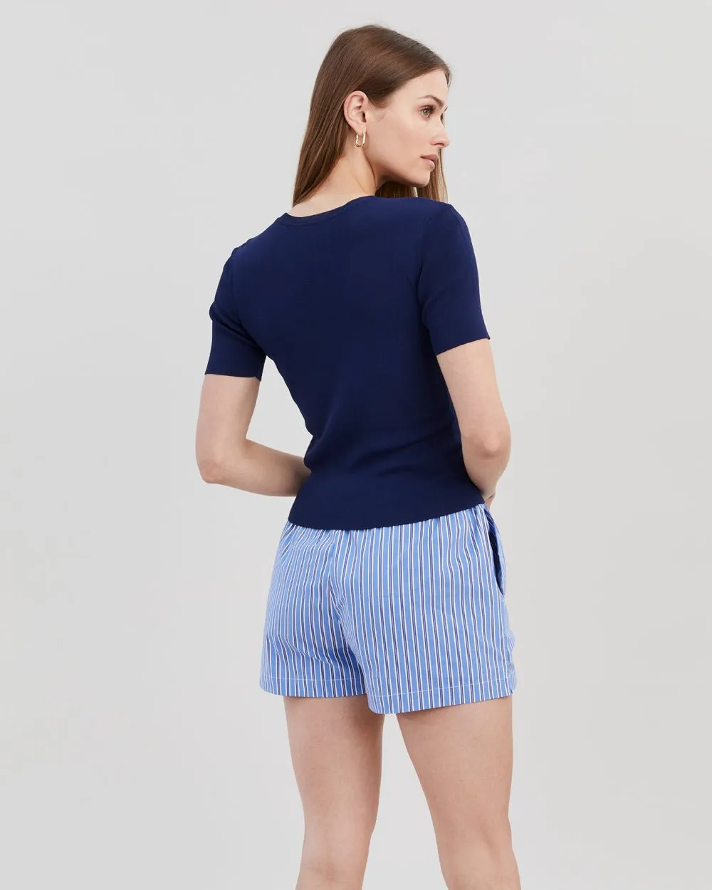 Riada T-Shirt French Navy sold by SOLID & STRIPED product image thumbnail 3