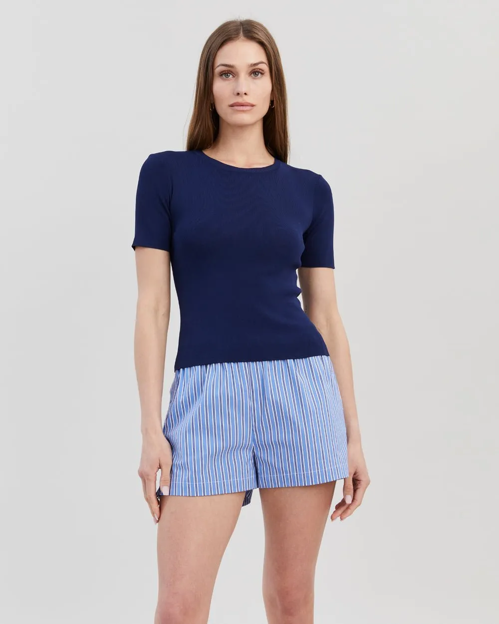 Riada T-Shirt French Navy sold by SOLID & STRIPED product image thumbnail 2